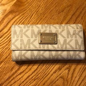 beige wallet